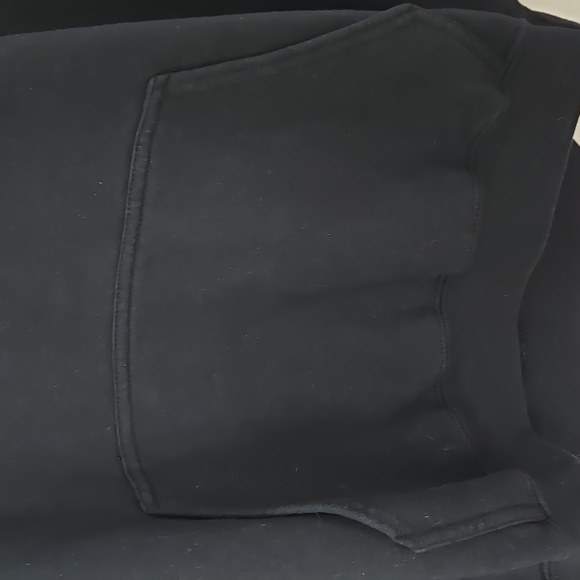 Gildan Black Hoodie with Rainbow Heartbeat Design - Picture 4 of 4